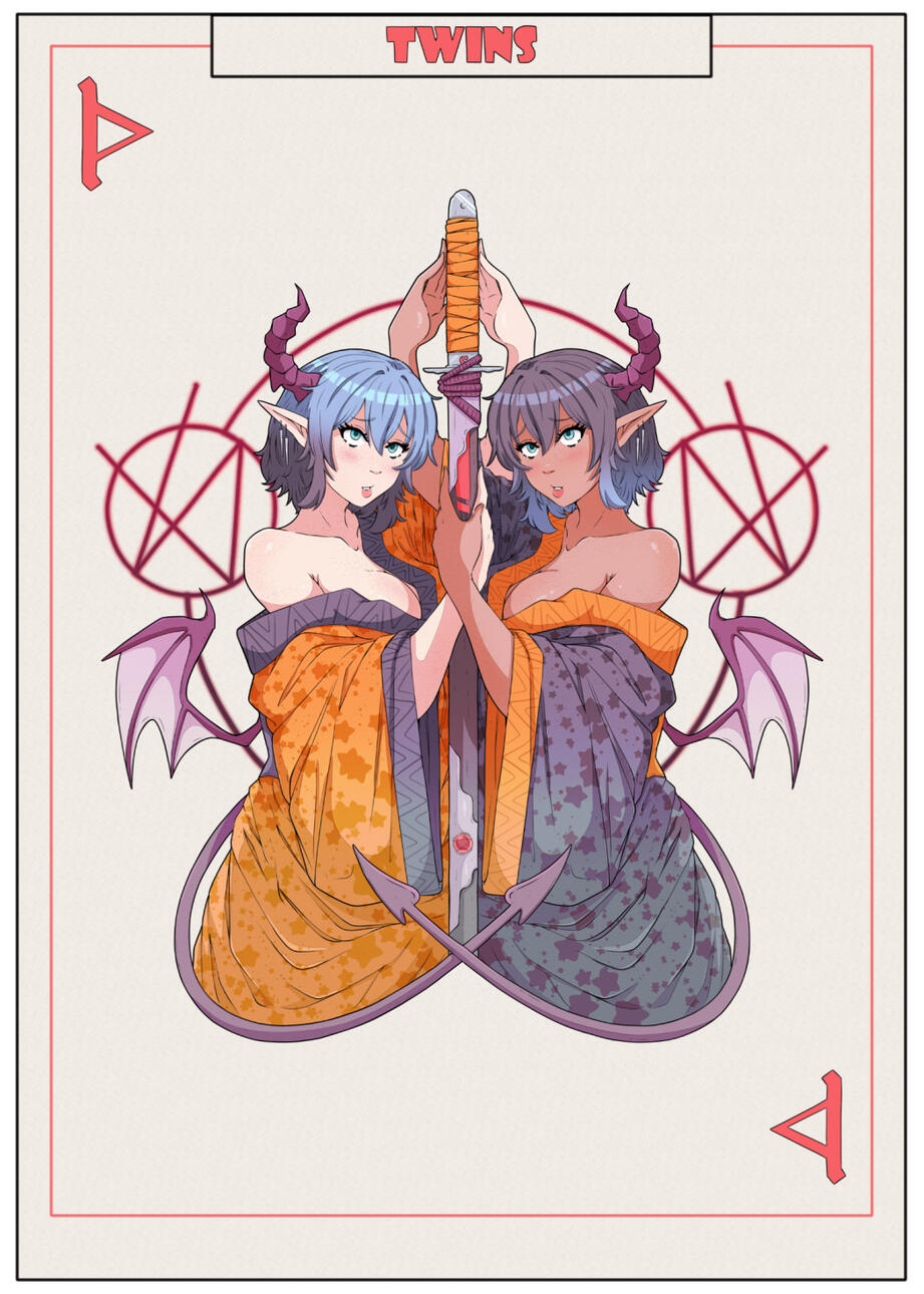 Twin Tarot Card